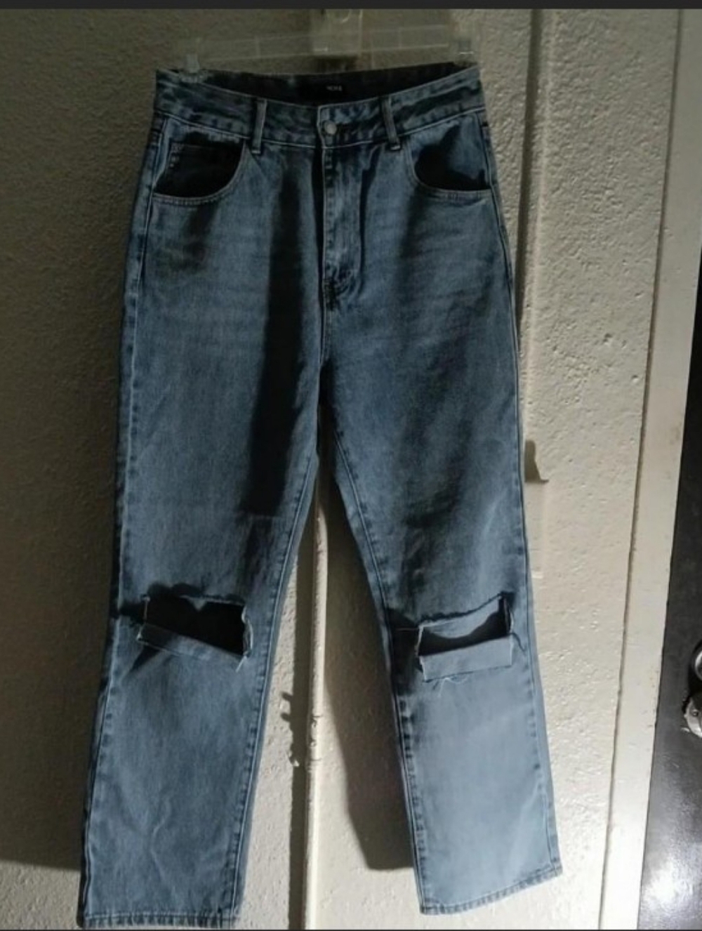 Fashion Nova Light Blue High-Waist Jeans